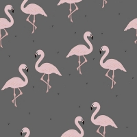 bio jersey flamingo grijs (165 breed)