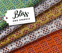 bio jacquard jersey bliss and sparkle groen