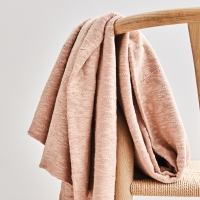 organic slub knit rose