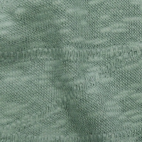organic slub knit sage green
