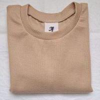 Knit sweater vanilla latte