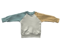 Colorblock sweater sea breeze