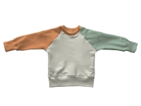 Colorblock sweater spice blend