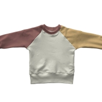 Colorblock sweater mauve blush