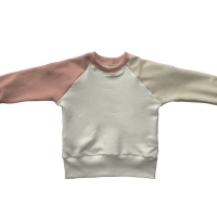 Colorblock sweater dreamy rose