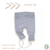 Meegroeibroekje Rib Jersey Hartjes