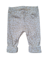 Meegroeibroekje Rib Jersey Leopard Zand