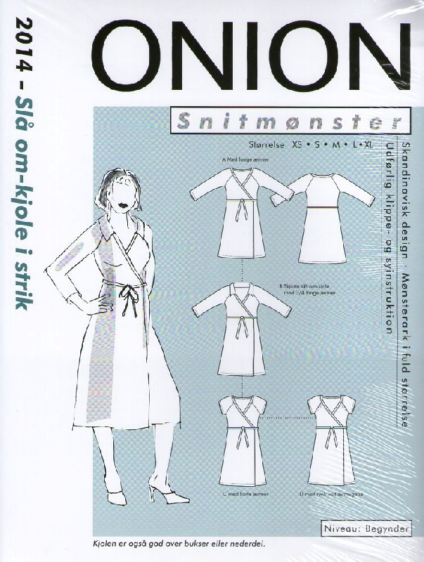 Onion 2014 wikkel jurk mt XS-XL